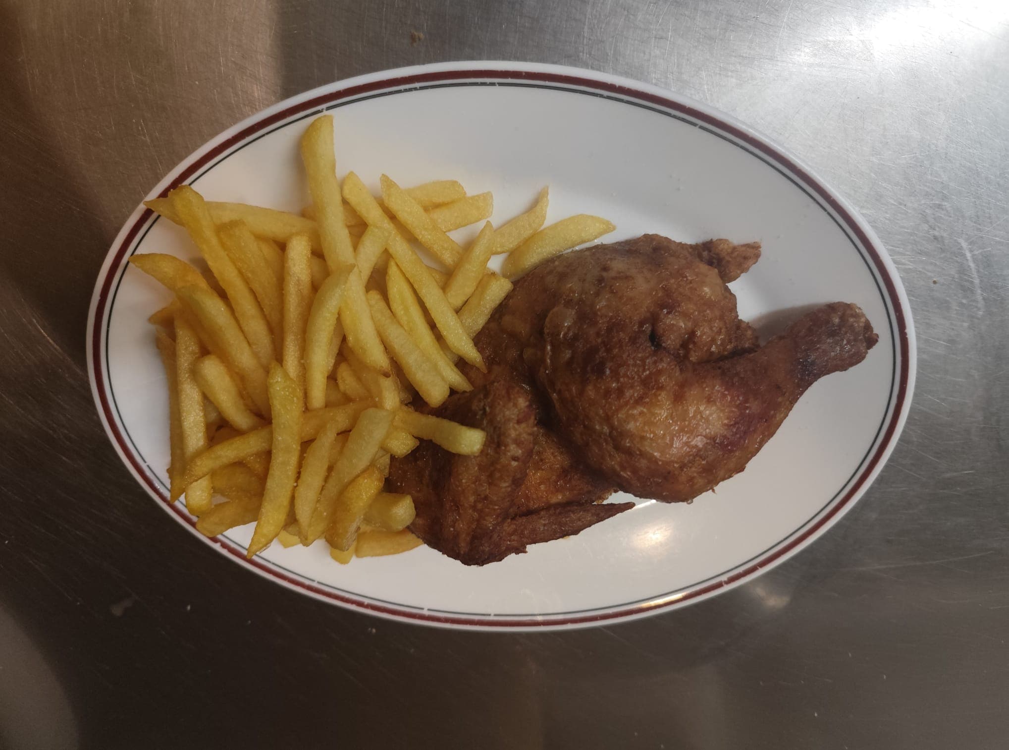 ½ Hähnchen
